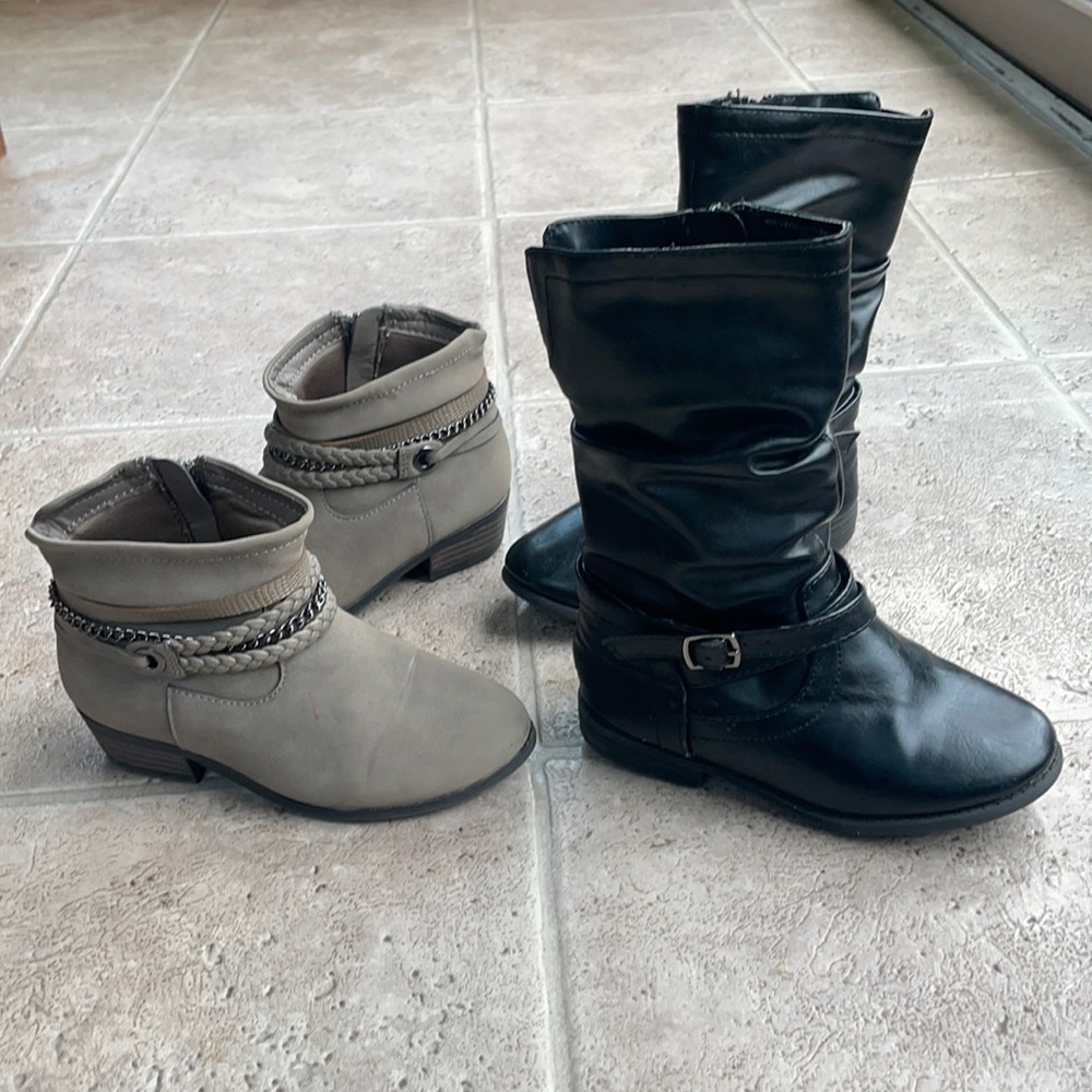 Girls booties and boots